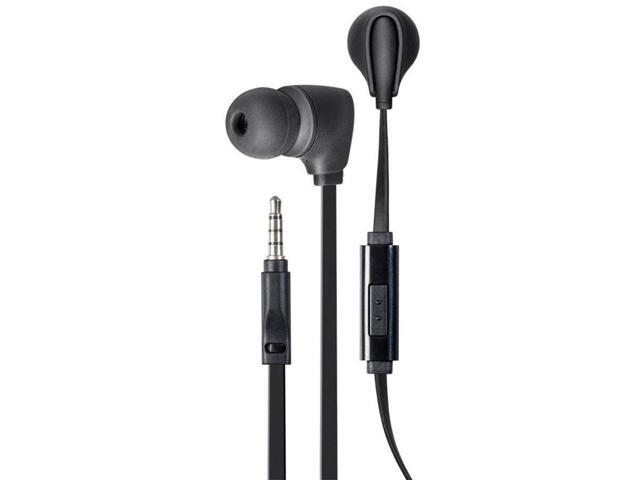 Monoprice Premium 35mm Wired Earbuds Headphones w/ in line Microphone Black - image 7