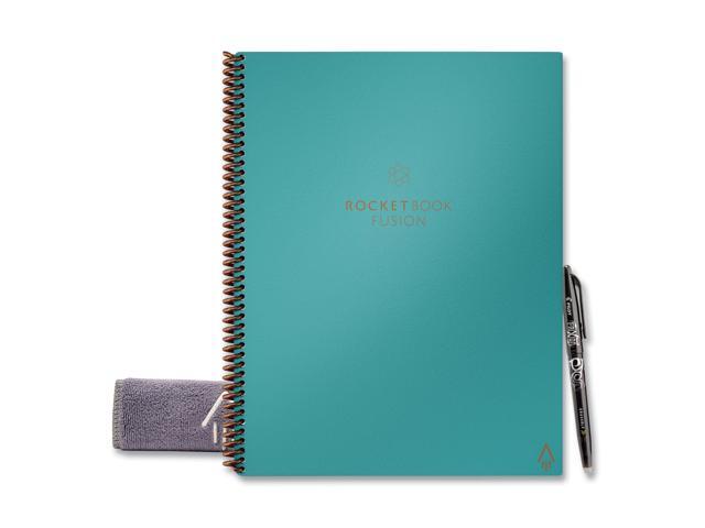Rocketbook Fusion Smart Notebook Teal Cover 11 x 8.5 21 Sheets EVRFLRCCCEFR