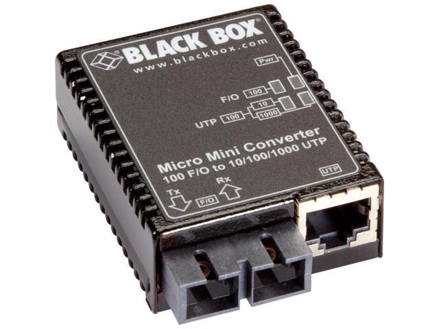 BLACK BOX LMC402A 10/100BT 100BFX MM 5K SC MEDIA CONVERTER