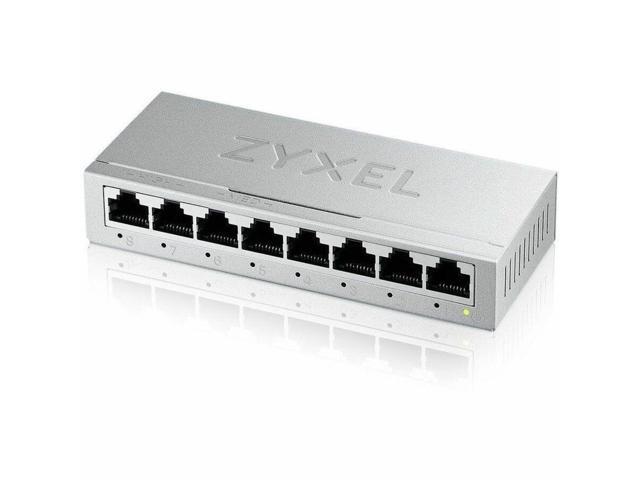 Zyxel 8-Port Gigabit Unmanaged Ethernet Switch, Ethernet Splitter [GS-108B v5]
