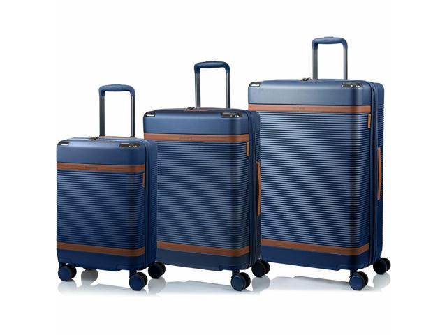 CHAMPS Vintage III Collection 3-piece Hardside Luggage set Navy S1033NAVY