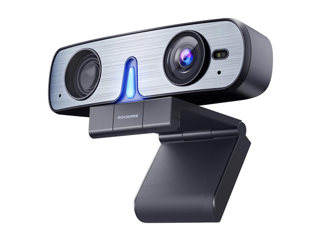 ROCWARE RC08 Auto-Focus Webcam with Microphone Speaker