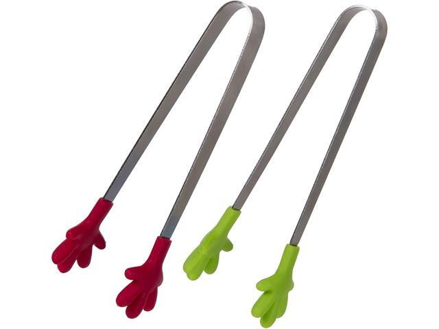 Prep Solutions by Progressive 'Handy' Tongs - Set of 2, Quality Silicone, Perfect for Appetizers and Snacks