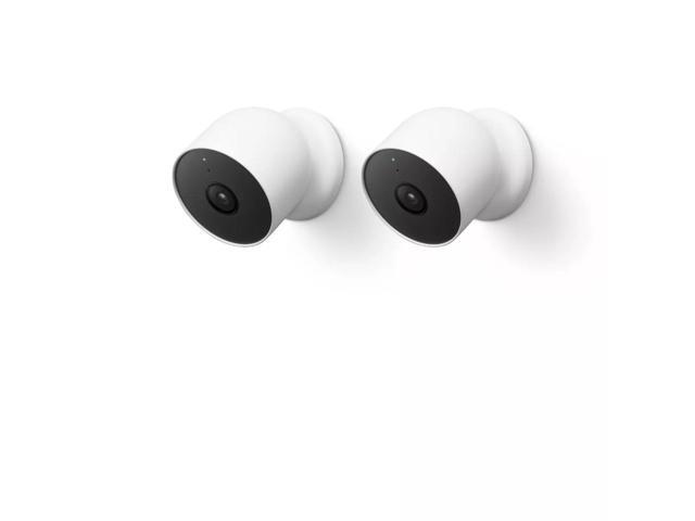 Google Nest 2 Megapixel Indoor/Outdoor HD Network Camera Snow 2 Pack