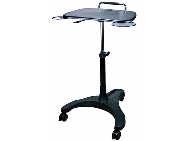 Ergoguys LPD008P Sit and Stand Mobile Laptop Workstation Black