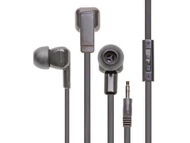Califone E3 Stereo Earbuds With Inline Volume Control - Black