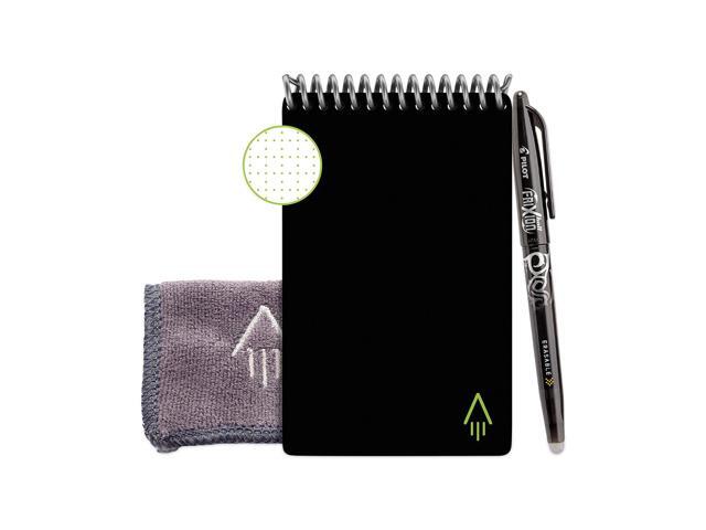 Mini Notepad Black Cover Dotted Rule 24 White 3 x 5 Sheets RNCMDMBLK