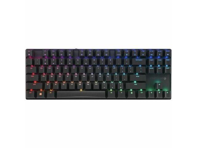 Cherry MX 8.2 TKL Black Compact Keyboard - MX Red RGB switch G80-3882LYAUS-2