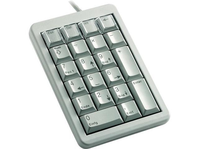 Cherry G84-4700 21-Key UltraSlim Programmable Mechanical Keypad - Light Gray