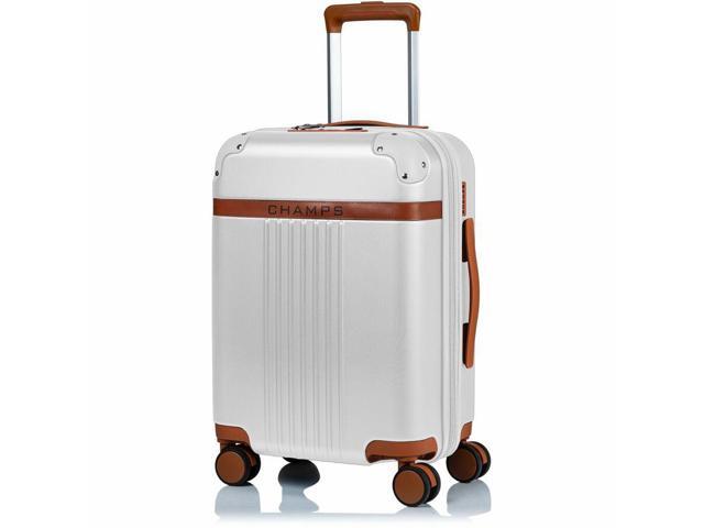 CHAMPS Vintage Collection Hardside Carry-on Ivory S1016CIVORY