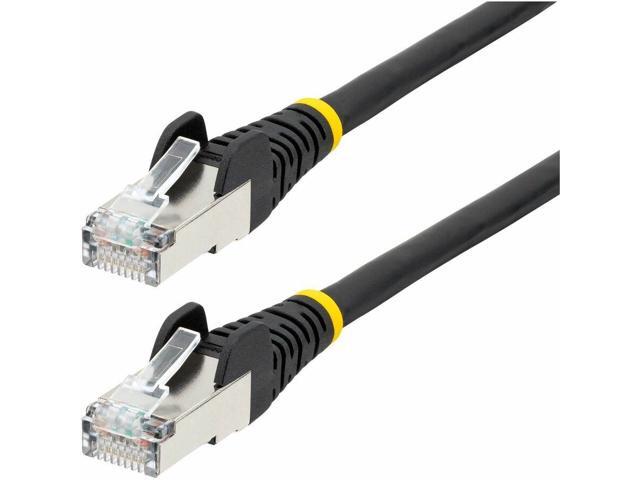 StarTech 100ft Black CAT6a Ethernet Cable, Snagless RJ45, 10GbE, 100W PoE++, S/FTP, LSZH, 27AWG Pure Bare Copper Wire, 500MHz, Shielded Network...