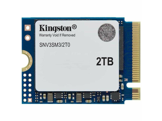 Kingston NV3 M.2 2230 2TB PCIe 4.0 x4 NVMe Internal Solid State Drive (SSD) SNV3SM3/2T0 Up to 6000 MB/s for Steam Deck