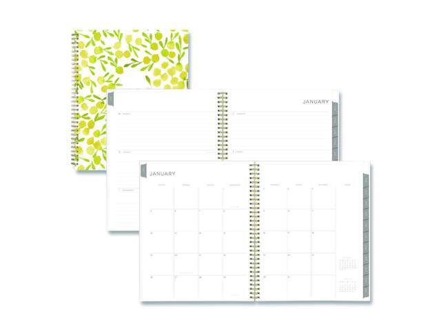 Mimosa Weekly/Monthly Planner 11 x 8.5 Floral Artwork Yellow/Green/White Cover 12-Month Jan to Dec: 2026 149059