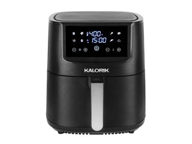 KalorikA 8 Qt Digital Touchscreen Air Fryer with Trivet, Black (FT 51503 BK)