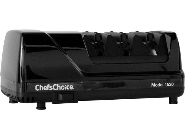 Chef?s Choice Professional Electric Knife Sharpeners AngleSelect for 15- and 20-Degree Straight-Edge and Serrated Knives with Diamond Abrasives &.