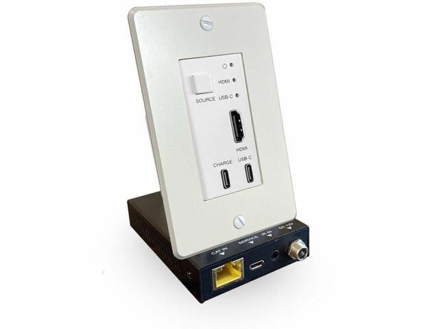 Comprehensive Pro AV/IT Integrator Series HDMI & USB-C 4K60Hz Wall Plate Extender Kit up to 164ft CHEHDWP85UD
