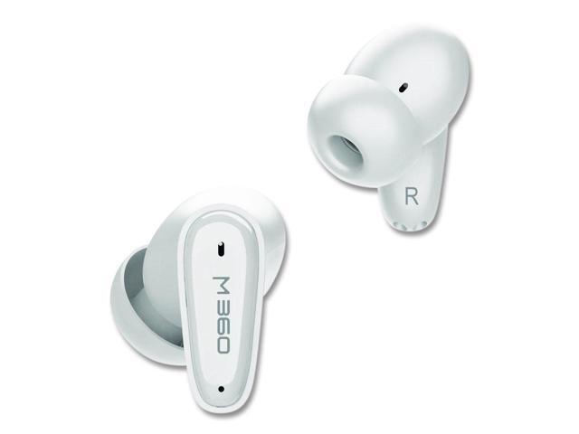 Morpheus 360 TW1800W Nemesis True Wireless Earbuds - Bluetooth Headphones with Microphone - White