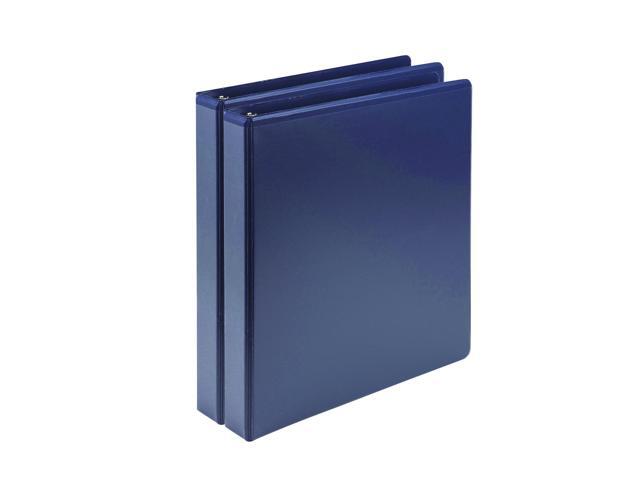 Earth's Choice Plant-Based BOHO D-Ring View Binders 1' Capacity 11 x 8.5 Indigo 2/Pack U69341
