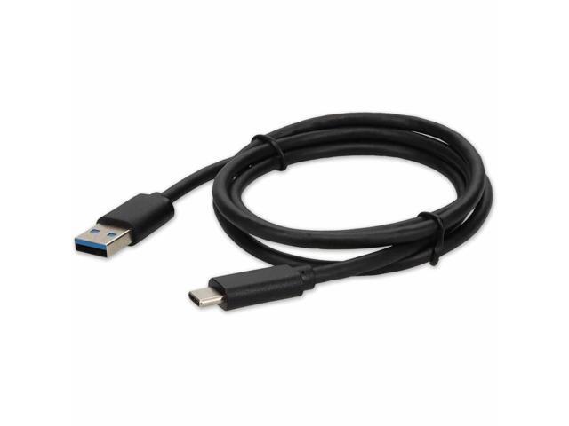 Addon 5-Pack Of 1M Usb 3.1 (C) Male To Usb 3.0 (A) Male Black Cables