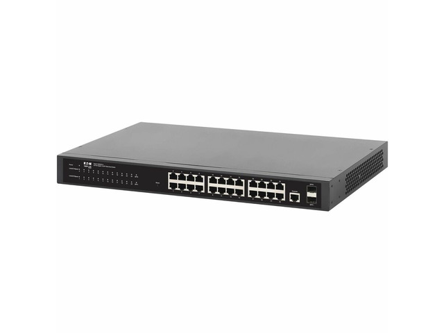Tripp Lite 24-Port Managed Gigabit Ethernet Switch - Layer 2 - 1 Gbps, 2x GbE SFP Ports - 1U - 24 Ports - Manageable - Gigabit Ethernet - 3 Layer...