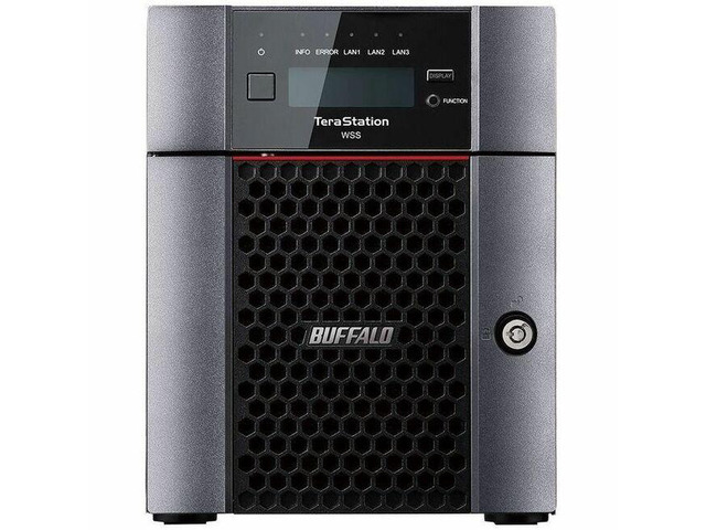 Buffalo TeraStation WS5420DN 4-Bay Windows Server IoT 2025 Desktop NAS - 16TB (4x4TB) w/HDD Included - TAA Compliant - WS5420DN16W5