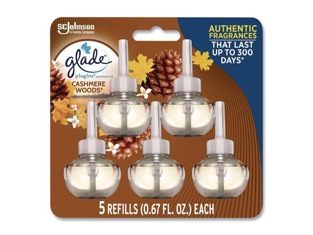 Plugin Scented Oil Refill Cashmere Woods 0.67 oz 5/Pack 366544