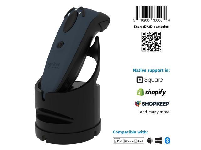 DURASCAN D720, GENERAL PURPOSE BARCODE READER, GRAY & CHARGING DOCK