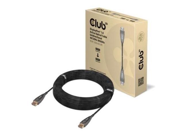 DisplayPort 1.4 Active Optical Cable Unidirectional 20 Meters/65.62ft