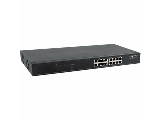 Eaton Tripp Lite Series 16-Port Unmanaged Ethernet Switch with PoE+