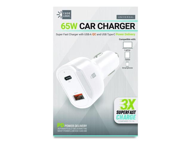 PD Car Charger 60 W Two 2 A Ports White CLPDV6105WT