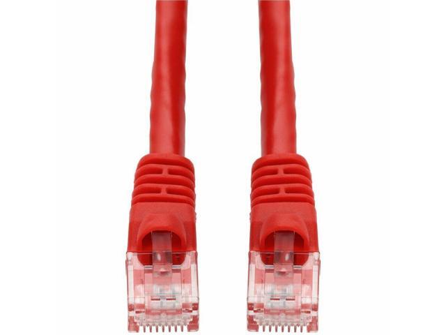 AddOn 6ft Red CAT6 PVC Ethernet Cable Snagless Bubble Boot RJ-45 M/M CAT 6