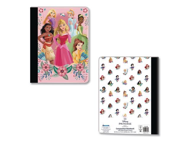 Licensed Composition Book Disney Princesses Wide/Legal Rule Multicolor Cover 100 9.75 x 7.5 Sheets 717327PRSA