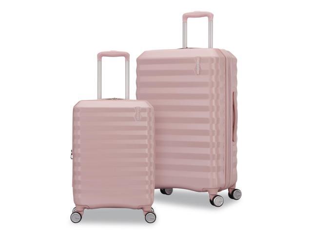 Color Vault Hardside Spinner Suitcase Set 11 x 11 x 24 Pink Blush 153951E050
