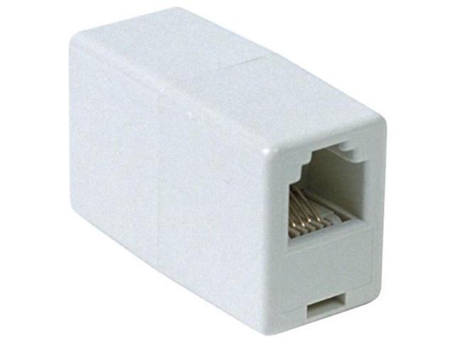 RCA 6 Conductor In Line Phone Cord Coupler