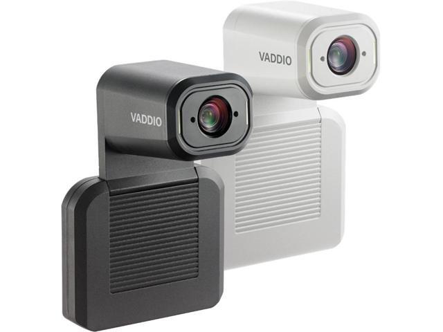 Vaddio IntelliSHOT Auto-Tracking ePTZ Video Conferencing Camera Microsoft Teams Certified White 99921182000W