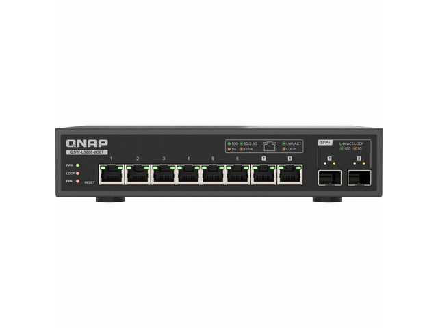 QNAP QSW-L3208-2C6T Ethernet Switch QSWL32082C6TUS