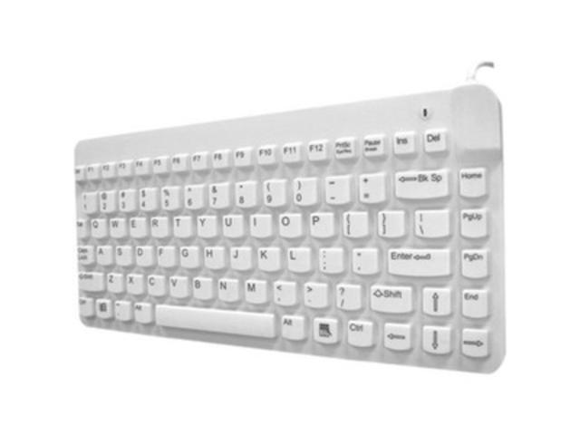 Man & Machine Premium Waterproof Disinfectable Silent 12' Keyboard