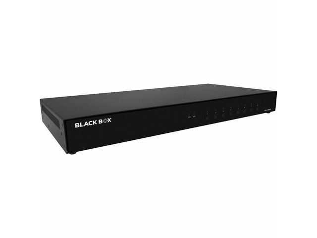 Black Box KVM Switch - NIAP 4.0 Certified - 8-Port Single-Monitor - DVI-I CAC - KVS4-1008DX