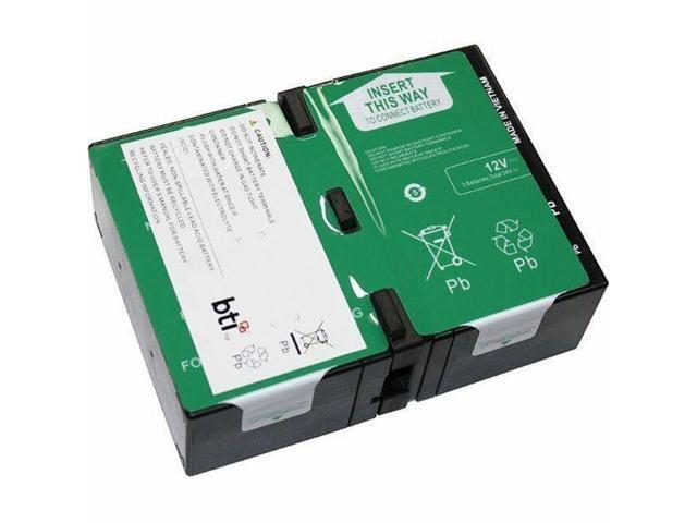 BTI APCRBC124-TAA 12V 2-CELL LEAD ACID UPS BATTERY REPLACES APCRBC124 RBC124 TAA-Compliant 2 YR WARRANTY APCRBC124TAA