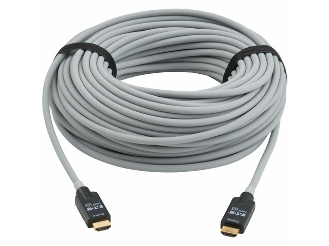 Eaton Tripp Lite series High-Speed Armored HDMI Fiber Active Optical Cable HDMI 2.1 8K 60 Hz 48 Gbps HDR M/M Black 50M P568FA50M8K6