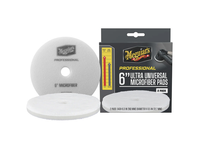 Meguiar's Professional 6' Ultra Universal Microfiber Pads *2-Pack