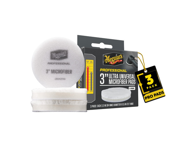 Meguiar's Professional 3' Ultra Universal Microfiber Pads *3-Pack
