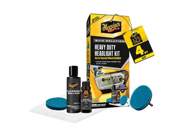 Meguiar's Quik Solutions Heavy Duty Headlight Kit
