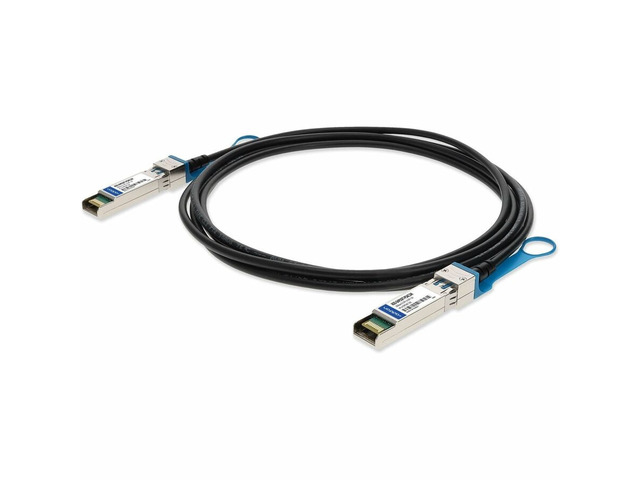 AddOn HP J9281D to Fortinet FN-CABLE-SFP+1 Compatible TAA 10GBase-CU SFP+ to SFP+ Direct Attach Cable Passive Twinax 1m