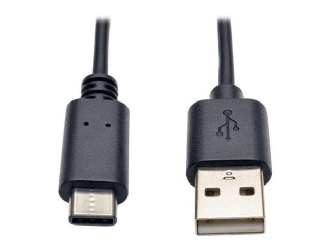 Tripp Lite USB 2.0 Hi-Speed Cable (A Male to USB Type-C Male), 3-ft.