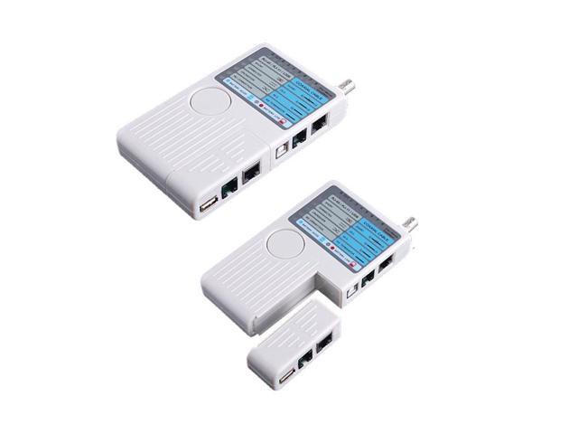 New Portable Ethernet Network Cable Tester Remote RJ11 RJ45 USB BNC LAN For UTP STP LAN Cables Tracker Detector