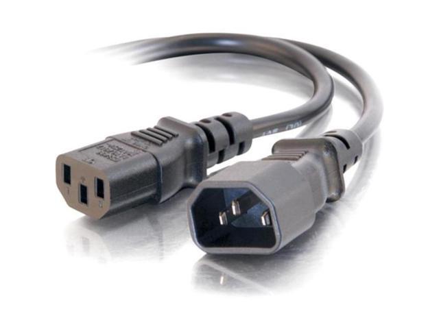 C2G 03142 C2G: 2FT 18 AWG COMPUTER POWER EXTENSION CORD (IEC320C14 TO IEC320C13) (TAA COM