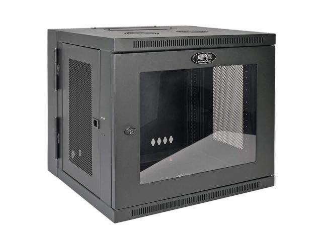 Tripp Lite 10U Wall-Mount Rack Enclosure Server Cabinet, Hinged Back, Clear Acrylic Window (SRW10USG)
