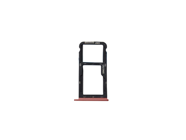 SIM Tray Holder SD Card Reader Slot Adapter for Meizu M5C (Pink)