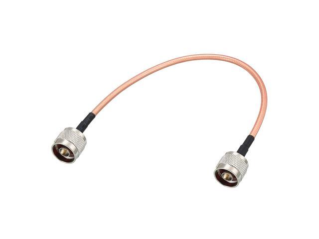 Low Loss RF Coaxial Cable Connection Coax Wire RG-142 N Male to N Male 30cm